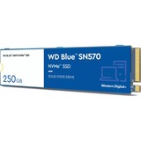 WD Blue SN570 250 Go SSD Bleu/Blanc, WDS250G3B0C, M.2 2280 PCIe Gen3 x4 NVMe v1.4