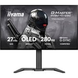 iiyama G-Master Titan Falcon GOB2701QSC-B1 27" Moniteur gaming Noir, 1x DisplayPort, 2x HDMI, 1x USB-C, 2x USB-A, 280 Hz