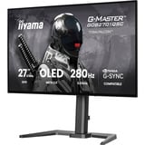 iiyama G-Master Titan Falcon GOB2701QSC-B1 27" Moniteur gaming Noir, 1x DisplayPort, 2x HDMI, 1x USB-C, 2x USB-A, 280 Hz
