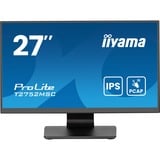 iiyama ProLite T2752MSC-B1AG 27" Moniteur tactile  Noir, 75 Hz, Touch, HDMI, DisplayPort, USB, Audio