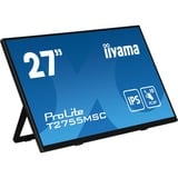iiyama ProLite T2755MSC-B1 27" Moniteur tactile Noir, 1x DisplayPort, 1x HDMI, 2x USB-A