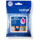 Brother LC521M Cartouche d'encre authentique - Magenta Magenta, 1 pièce(s), 500 pages, Paquet unique