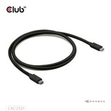 Club 3D Club 3D TB5 EPR 240 Watt 80Gbps Cable M/, Câble Noir
