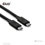 Club 3D Club 3D TB5 EPR 240 Watt 80Gbps Cable M/, Câble Noir