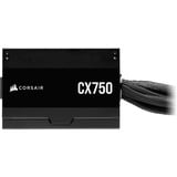 Corsair CX750, 750 Watt alimentation  Noir, 3x PCIe