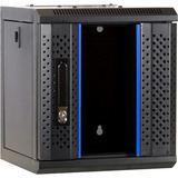 DSI Armoire serveur 6U avec porte vitrée - DS10-3306, Armoire informatique Noir, 312 x 310 x 352 mm