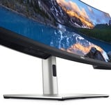 Dell U3824DW 38" Moniteur UltraWide incurvé Argent/noir, 1x DisplayPort, 2x HDMI, 2x USB-C, 4x USB-A, 1x RJ-45