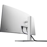 Dell U3824DW 38" Moniteur UltraWide incurvé Argent/noir, 1x DisplayPort, 2x HDMI, 2x USB-C, 4x USB-A, 1x RJ-45