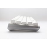 Ducky One 3 Classic Pure White SF, clavier Blanc, Layout États-Unis, Cherry MX Silver, LED RGB, Double-shot PBT, Hot-swappable, QUACK Mechanics, 65%