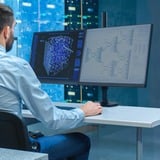 Ergotron Bras pour moniteur LX Dual Stacking avec pied haut, Support de moniteur Noir