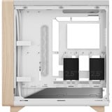 Fractal Design Summit boîtier midi tower Blanc/bois | 2x USB-A | 1x USB-C | Window