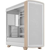 Fractal Design Summit boîtier midi tower Blanc/bois | 2x USB-A | 1x USB-C | Window
