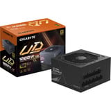 GIGABYTE UD1000GM PG5 V2 alimentation  modulaire 1000 watt Noir, 1x 12V-2x6, 4x PCIe