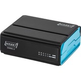 Hazet Jeu d'embouts SmartCase 2200SC-3 1/4", Set d'embouts de vissage Noir/Bleu