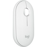 Logitech Pebble Mouse 2 M350s, Souris Blanc