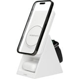 Mobiparts Wireless 3-en-1 Charger 15W, Station de recharge Blanc