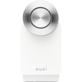 NUKI Smart Lock 3.0 Pro, Actionneur de verrouillage de porte Blanc/Argent