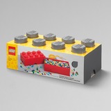 Room Copenhagen Brique de rangement LEGO 8 Gris, Boîte de rangement Gris foncé