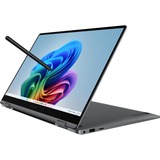 SAMSUNG Galaxy Book5 360 (NP750QHA-KA3BE) 15.6" PC portable 2-en-1   Gris | Core Ultra 5 226V | Arc Graphics 130V | 16 Go | 512 Go SSD