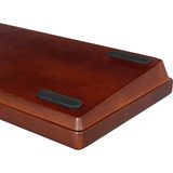 Sharkoon SKILLER SGK50 S2 Wood PBT RGB clavier gaming mécanique Bois, Layout BE (AZERTY), Gateron G Pro 3.0 Yellow, 96%, Hot-swappable