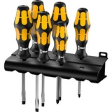 Wera 932 S/6 Jeu de tournevis Kraftform + support Noir/Jaune, 6 pièces