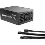 be quiet! Dark Power Pro 13 alimentation modulaire 1600 watt Noir, 2x 12V-2x6, 6x PCIe, 80 Plus Titanium, 1600 W, 115 - 240 V, 1700 W, 50 - 60 Hz, 15 - 9 A, 150 W