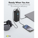 goobay Laptop Powerbank Noir, 20.000 mAh, Power Delivery