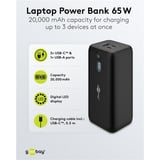 goobay Powerbank pour ordinateur portable 20 000 mAh avec Power Delivery Noir