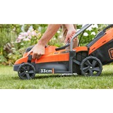 BLACK+DECKER BCMW3318L2-QW 2x 18V, Tondeuse à gazon Orange/Noir, 2x 18V 2.5Ah Batterie et chargeur inclus