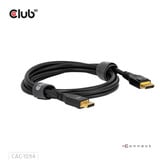 Club 3D DisplayPort™ 2.1 VESA DP80 Certified Cable 8K240Hz 2m/6.56ft, Câble Noir