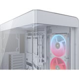 Corsair FRAME 4500X LX-R RGB LINK boîtier midi tower Blanc | 2x USB-A | 1x USB-C | Verre Trempé