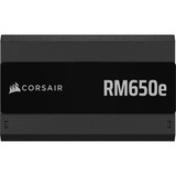 Corsair RM650e (2024), 650 Watt alimentation  Noir, 4x PCIe, gestion des câbles