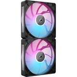 Corsair RX140 MAX RGB ventilateurs de boîtier Noir, 2 pièces, 140 x 140 x 30 mm, PWM