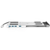 Digitus Support variable pour ordinateur portable Blanc