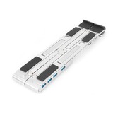 Digitus Support variable pour ordinateur portable Blanc