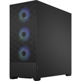 Fractal Design Pop XL Air RGB Black TG Clear Tint, Grand tour Noir, 2x USB-A 3.2 (5 Gbit/s), 2x Audio, Window-kit