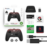 GameSir GameSir G7 Pro Tri-Mode Shadow Ember, Manette de jeu Noir/rouge foncé