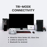 GameSir GameSir G7 Pro Tri-Mode Shadow Ember, Manette de jeu Noir/rouge foncé