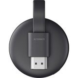 Google Chromecast III, Boxe de streaming Noir, WLAN, HDMI, USB