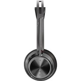 HP Micro-casque Poly Voyager Focus 2 USB-C-C + adaptateur USB-C/A + base de chargement  on-ear Sans fil, Business/Everyday, 175 g, Casque, Noir