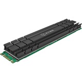 ICY BOX BOX IB-M2HS-1001, Dissipateur thermique Noir, prend en charge M.2 22110 SSD