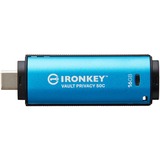 Kingston IronKey Vault Privacy 50 16 Go, Clé USB Bleu clair/Noir