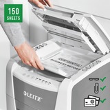 Leitz IQ Auto+ Office 150 Destructeur de documents P4, Broyeur de document Blanc