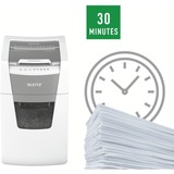 Leitz IQ Auto+ Office 150 Destructeur de documents P4, Broyeur de document Blanc