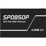 Lian Li SP Platinum alimentation  modulaire 850 watt Noir, 1x 12V-2x6, 2x PCIe, 2x PCIe, gestion des câbles