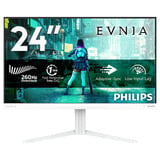 Philips EVNIA 24M2N3201PL 23.8" Moniteur  Blanc, 1x HDMI 2.1, 1x DisplayPort 1.4, 260 Hz (Overclock)