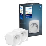 Philips Hue Smart Plug, Fiche Blanc, 2 pièces