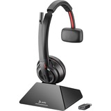 Plantronics Savi 8210 UC Casque Arceau Noir, Casque/Écouteur Noir, Casque, Arceau, Bureau/Centre d'appels, Noir, Sans fil, 100 - 6800 Hz