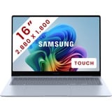 SAMSUNG Book4 Edge (NP960XMA-KB1BE) 16" PC portable Copilot+  Bleu-gris | Snapdragon X Elite X1E-80-100 | Adreno GPU | 16 Go | 512 Go eUFS