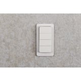 Shelly BLU RC Bouton 4 ZB, Commande à distance Blanc, Bluetooth 5 (LE), Zigbee
